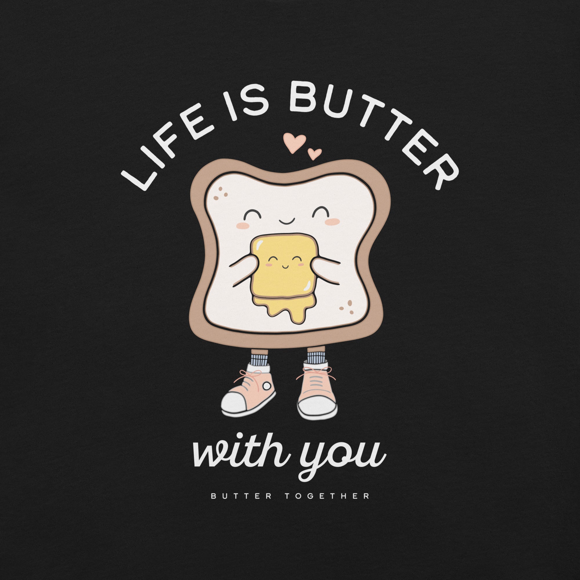 Life is Butter with You Kids Hoodie