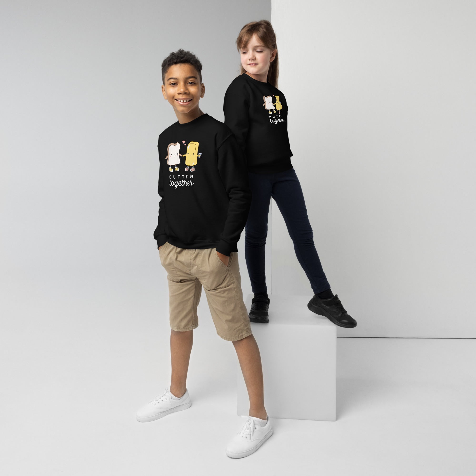 Butter Together Kids Crewneck Sweatshirt