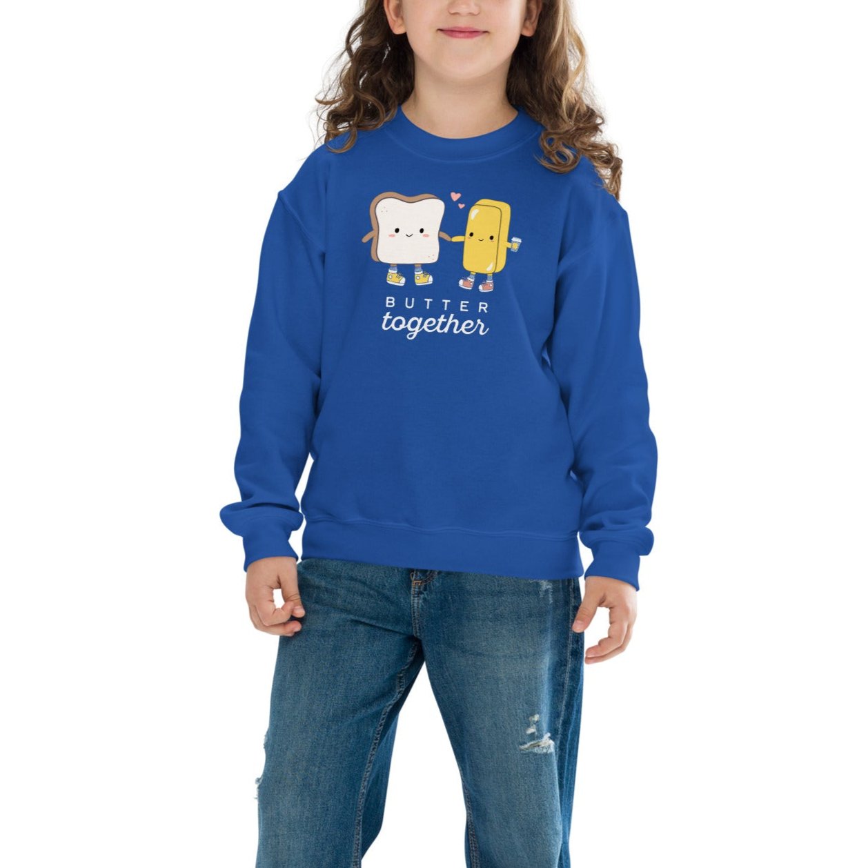 Butter Together Kids Crewneck Sweatshirt