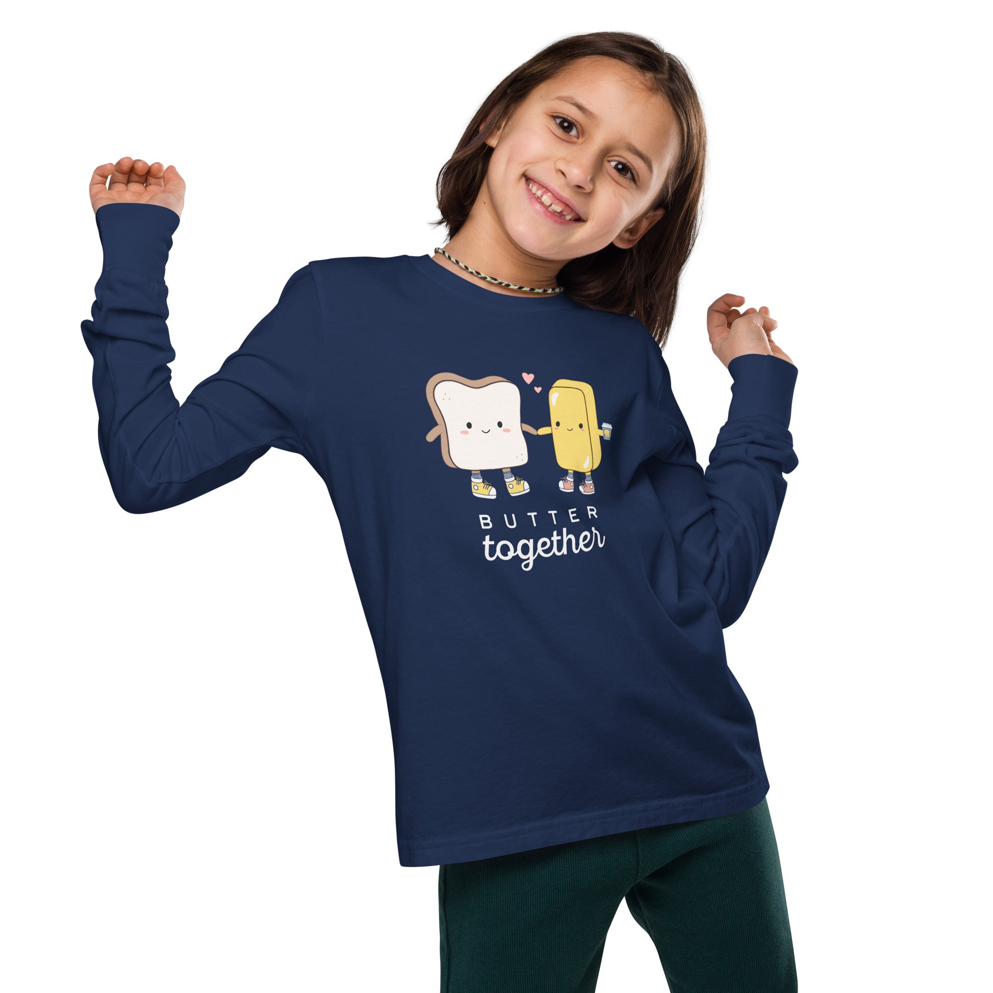 Butter Together Kids Long Sleeve Shirt