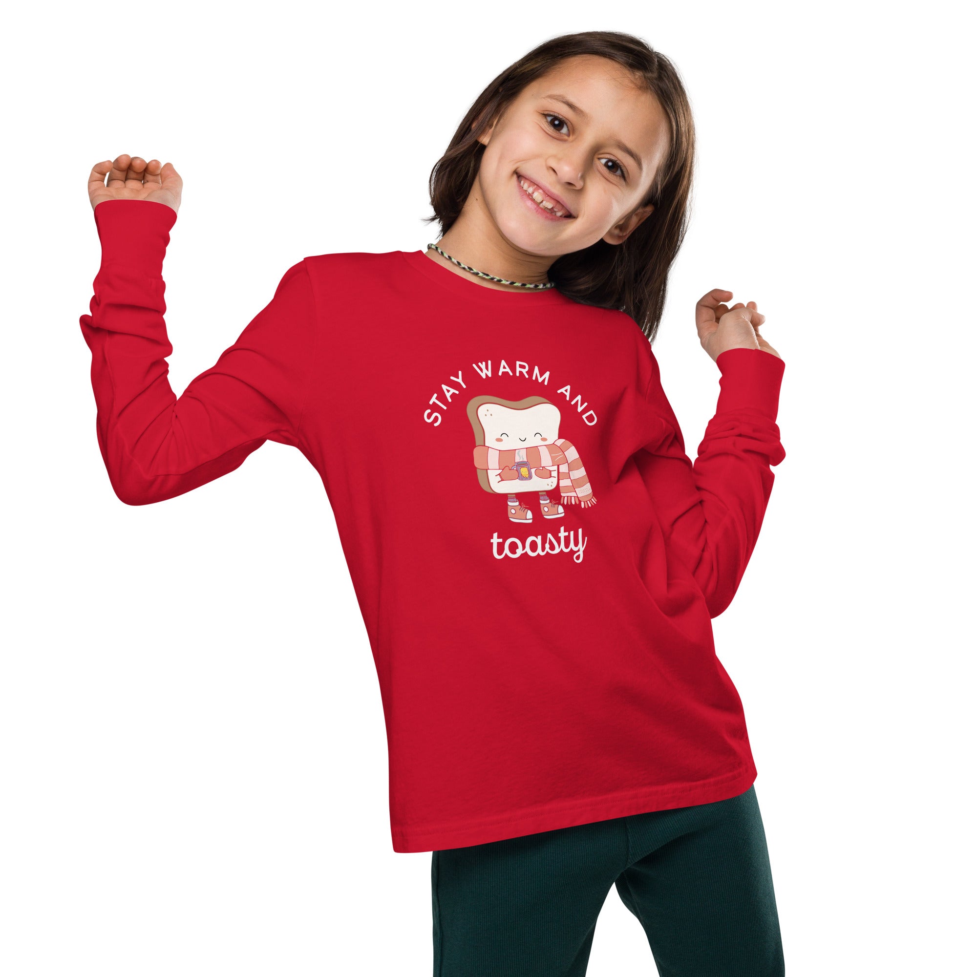 Stay Warm and Toasty Kids Long Sleeve Shirt